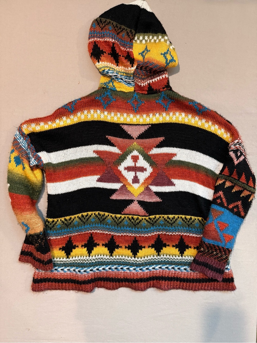 Urban Outfitters Multicolor Southwestern Navajo Style Tribal Geometric Aztec Zip